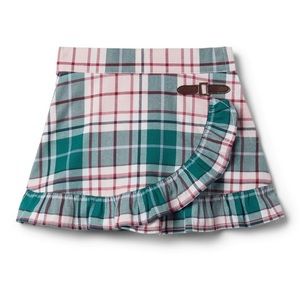 Janie&Jack Plaid Ruffle Skirt